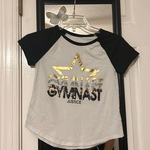 Girls Justice gymnastics shirt